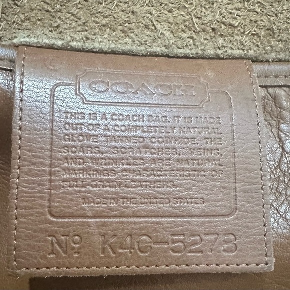 Coach Brown Leather Briefcase/ Laptop bag - Picture 11 of 13